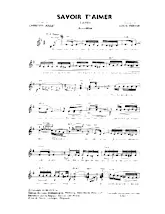 download the accordion score Savoir t'aimer (Tango) in PDF format