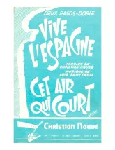 télécharger la partition d'accordéon Cet air qui court (Orchestration Complète) (Paso Doble) au format PDF