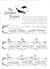 download the accordion score The summer knows (Theme from Summer of 42 ) (Slow) in PDF format