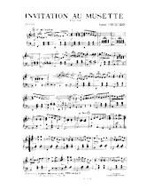 descargar la partitura para acordeón Invitation au musette (Valse) en formato PDF