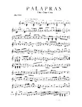 télécharger la partition d'accordéon Palapras (Orchestration Complète) (Cha Cha Cha) au format PDF