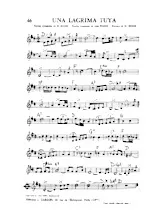 download the accordion score Una lagrima tuya in PDF format