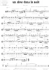 download the accordion score Un slow dans la nuit in PDF format