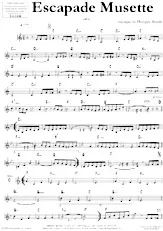 descargar la partitura para acordeón Escapade Musette (Valse) en formato PDF