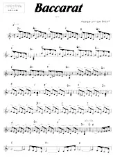 download the accordion score Baccarat (Java) in PDF format