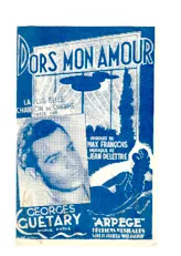 scarica la spartito per fisarmonica Dors mon amour in formato PDF