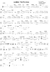 télécharger la partition d'accordéon Samba Tropicana au format PDF