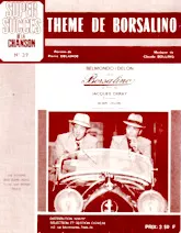 télécharger la partition d'accordéon Thème de Borsalino (avec paroles) au format PDF