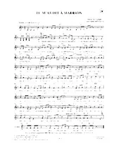 download the accordion score Tu m'as dit à Madison in PDF format