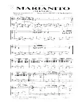 scarica la spartito per fisarmonica Marianito (Manou) (Tango Malambo) in formato PDF