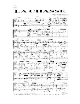 download the accordion score La chasse (Tango) in PDF format