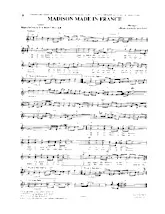 scarica la spartito per fisarmonica Madison made in France in formato PDF