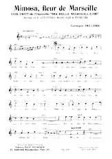 descargar la partitura para acordeón Mimosa fleur de Marseille (De l'opérette : Ma belle Marseillaise) en formato PDF