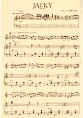 télécharger la partition d'accordéon Jacky (Swing) au format PDF