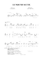 télécharger la partition d'accordéon Lundi musette (Marche) au format PDF