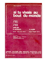 télécharger la partition d'accordéon Si tu vivais au bout du monde (Orchestration Complète) (Slow) au format PDF