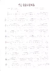 download the accordion score Tu reviens (Rumba) in PDF format