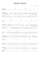 télécharger la partition d'accordéon Soleil soleil (Relevé) au format PDF