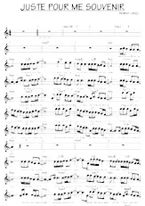 download the accordion score Juste pour me souvenir (Relevé) in PDF format