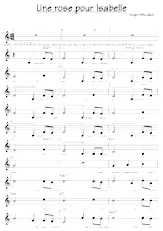 download the accordion score Une rose pour Isabelle (Relevé) in PDF format