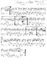 download the accordion score Montagnes d'Italie (Manuscrite) in PDF format
