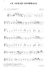download the accordion score Ce serait dommage (Fox) in PDF format