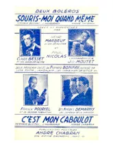 download the accordion score Souris moi quand même (Orchestration Complète) (Boléro Chanté) in PDF format