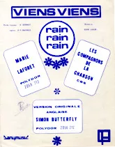 download the accordion score Viens Viens (Rain Rain Rain) (Chant : Marie Laforêt / Les Compagnons de la Chanson / Simon Butterfly) in PDF format