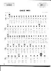 télécharger la partition d'accordéon Chez moi (Chant : Ray Ventura) au format PDF