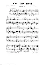 download the accordion score Cha cha Etude in PDF format