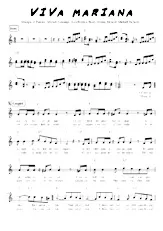 descargar la partitura para acordeón Viva Mariana en formato PDF