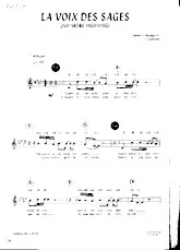 descargar la partitura para acordeón La voix des sages (No more fighting) (Reggae) en formato PDF