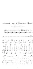 download the accordion score Diamonds are a girl's best friend in PDF format