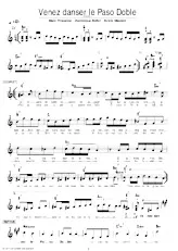 download the accordion score Venez danser le paso doble in PDF format