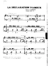 download the accordion score La déclaration d'amour (Slow) in PDF format