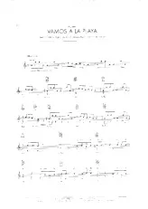 download the accordion score Vamos a la playa (Righeira) in PDF format