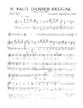 download the accordion score Il faut danser reggae (Giorno per Giorno) (Chant : Dalida) in PDF format