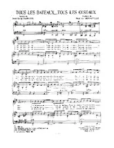 download the accordion score Tous les bateaux Tous les oiseaux (Chant : Michel Polnareff) in PDF format