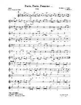 descargar la partitura para acordeón Paris Paris Paname (Valse) en formato PDF