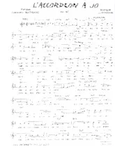 descargar la partitura para acordeón L'Accordéon à Jo (Valse) en formato PDF
