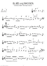 scarica la spartito per fisarmonica Blues and Madison in formato PDF