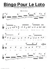 download the accordion score Bingo pour le loto (Marche Disco) in PDF format