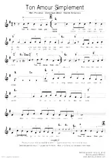 download the accordion score Ton amour simplement in PDF format