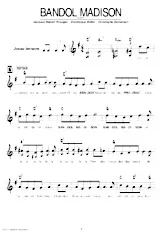 scarica la spartito per fisarmonica Bandol Madison in formato PDF
