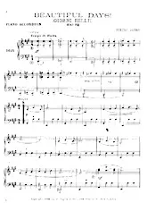 download the accordion score Beautiful Days (Giorni Belli) (Valse) in PDF format