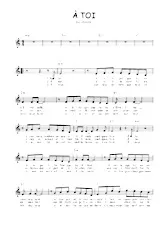download the accordion score A toi (Relevé) in PDF format