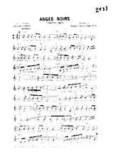 descargar la partitura para acordeón Anges noirs (Angelitos Negros) en formato PDF