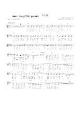 descargar la partitura para acordeón Avec ma p'tite gueule (Java Chantée) en formato PDF