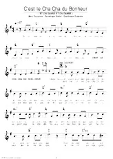 télécharger la partition d'accordéon C'est le cha cha du bonheur (Et on danse et on danse) au format PDF