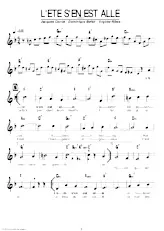 download the accordion score L'été s'en est allé in PDF format